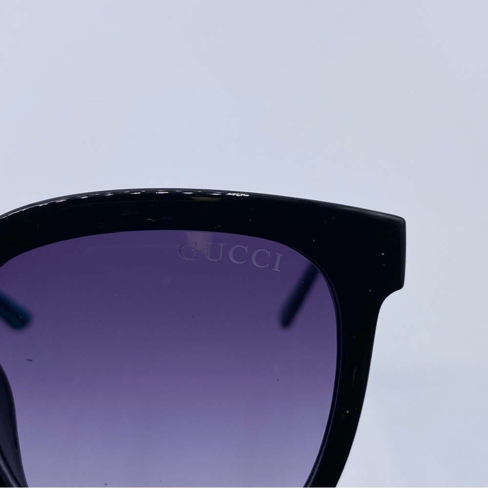 Gucci Green and Black Modern Sunglasses - Picture 3 of 5